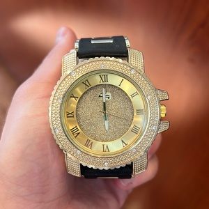 Large men’s watch Collectible Charles Raymond bling extra large watch, - M1926